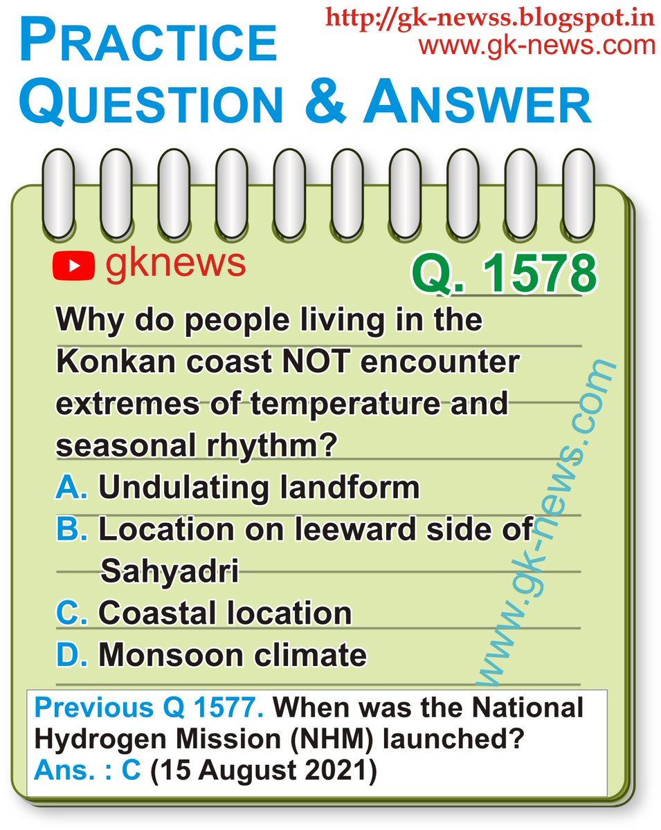 Practice Question & Answer - 1578

#gknews #gkquestion #generalknowledgequestion #oldquestion #SSC #GeneralKnowledge