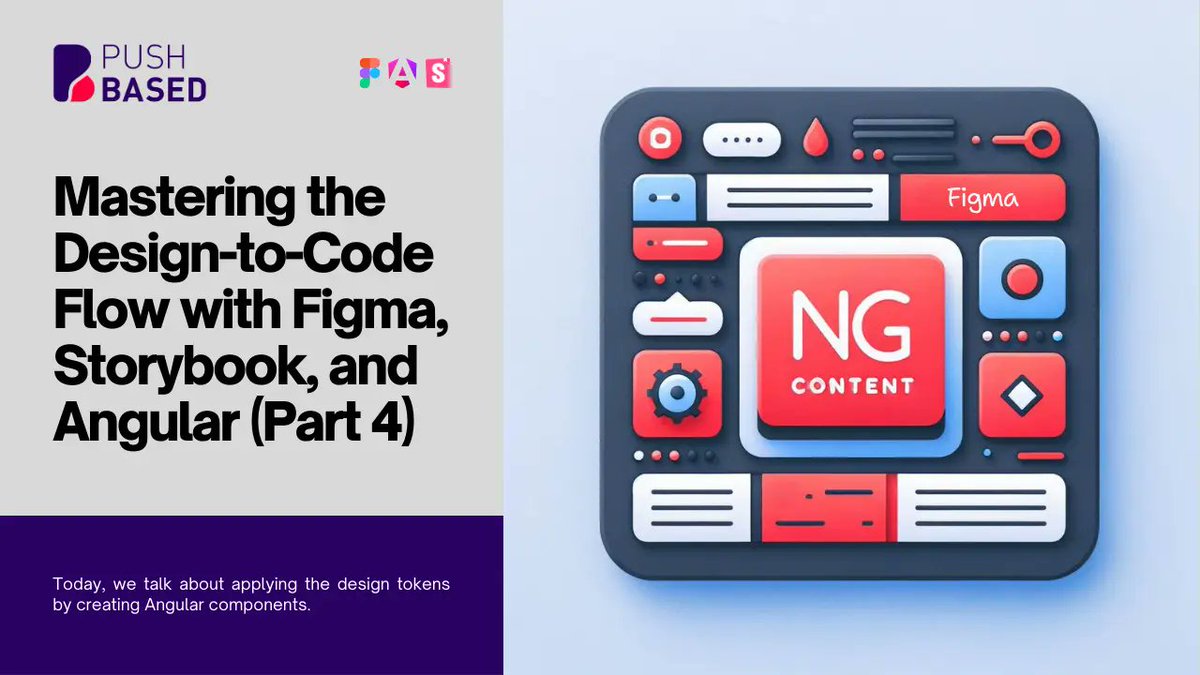 [1/2] The 4th Part of 'Mastering the Design-to-Code Flow with @figma, @storybookjs, & @angular' by @markusnissl is here!

🔗 Link in the comments!

✅ Applying Design Tokens in #Angular
✅ Optimizing performance & managing DOM in web apps
✅ Creating extendable components with…