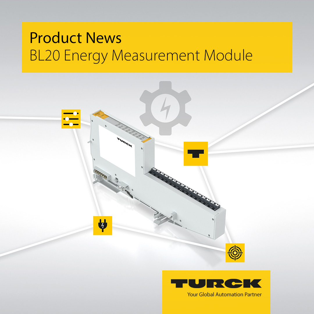 turck's tweet photo. 💡📊Comprehensive #EnergyManagement: #Turck is expanding its #BL20 I/O system with 3-phase energy measurement modules for 1 A or 5 A current transformers in order to create a comprehensive energy management solution: https://t.co/hyfpVo3YFF
#GlobalAutomationPartner https://t.co/I5ypLRlHsp