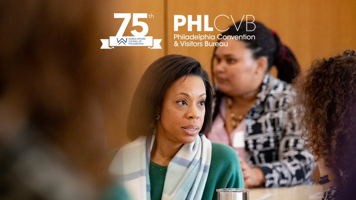 This April, the World Affairs Council of Philadelphia celebrates 75 years of exchanging ideas, sharing stories, & making global citizens. We're grateful to @discoverPHL for their support & are proud to recognize them as Bronze Sponsors of the 75th Anniversary of #WorldAffairs.