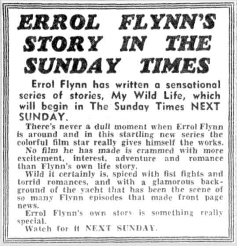 Did you know that Golden Age actor Errol Flynn was also an author? He wrote Beam Ends in 1937 and Showdown in 1946, both heavy on the adventure, just like their swashbuckling author. #oldhollywood #vintagehollywood #vintagebooks #vintagereaders #errolflynn #beamends