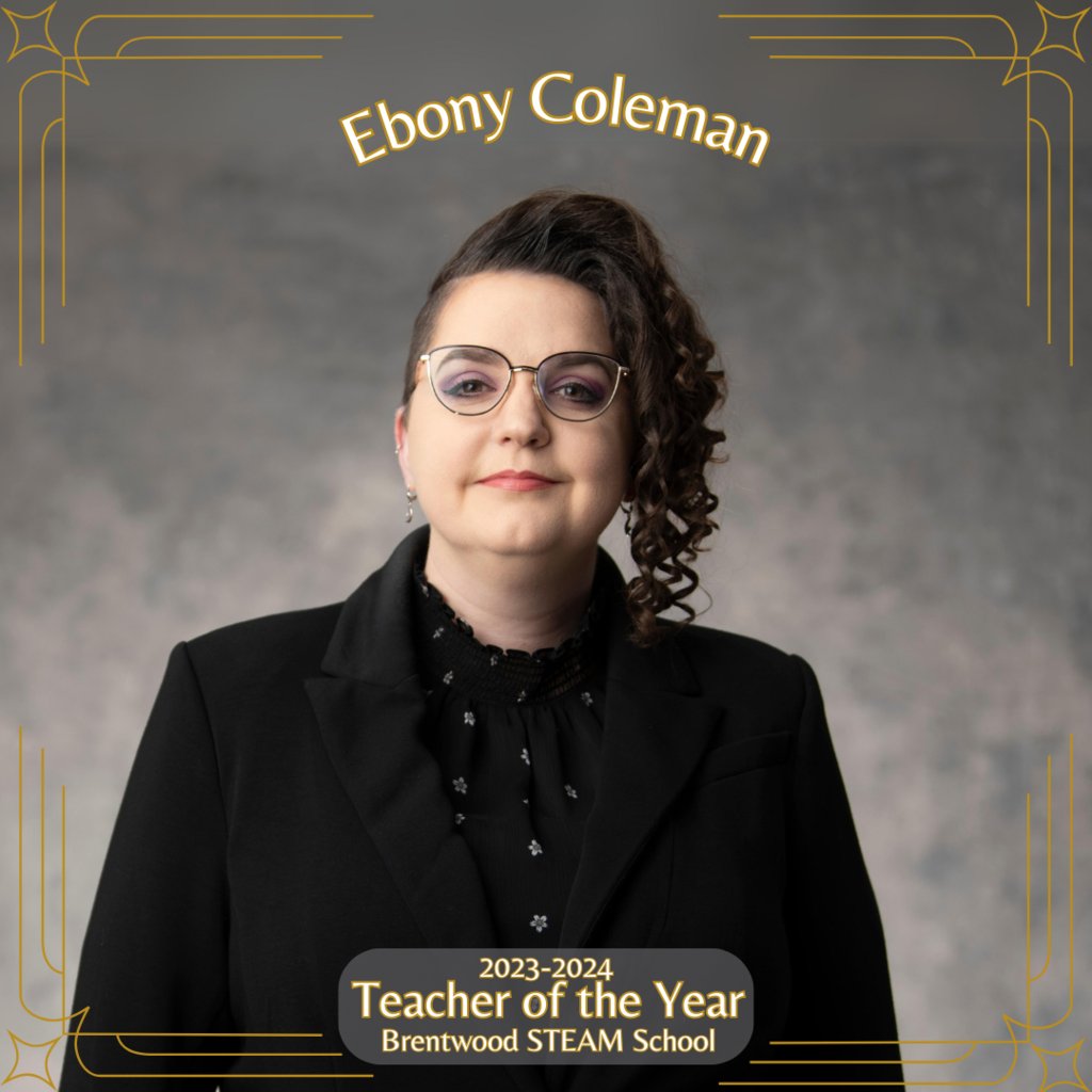 Meet Ebony Coleman, the Teacher of the Year at Brentwood STEAM School of Innovation. As the 6th grade art teacher, she encourages students to know they are as unique as the art they design. Ms. Coleman says her students have changed the way she views the world. #EdgewoodProud