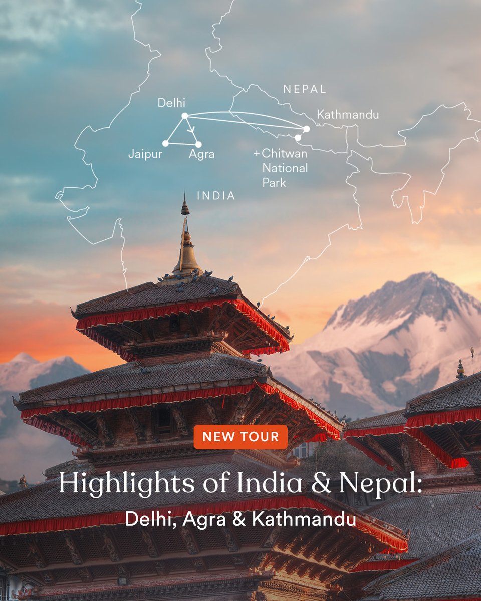 Our NEW Highlights of India & Nepal: Delhi, Agra & Kathmandu tour pairs northern India’s icons with the serenity of Nepal’s Himalayan scenery. Explore the trip: goaheadtours.me/443lFNi #India #Nepal #IndiaTrip #TravelIndia #Travel #Explore #ExploreNepal #2024Travel #GroupTrip