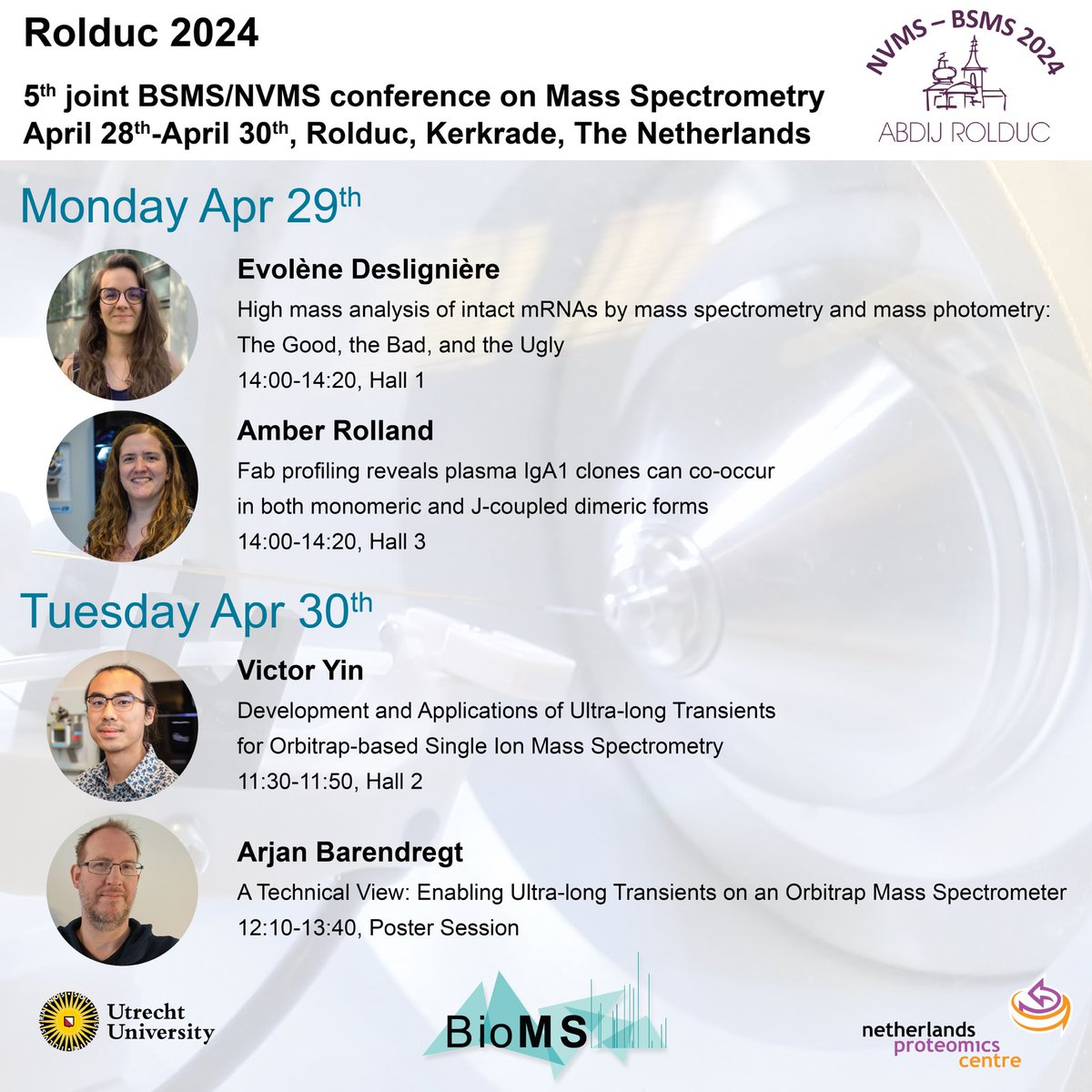 Would you like to hear more about our research? Evolène (@Evolene_D), Amber (@inthegasphase), Victor (@realvictoryin_) and Arjan will be presenting at Rolduc 2024, talking about their most recent results and publications. Looking forward to meeting many of you there!