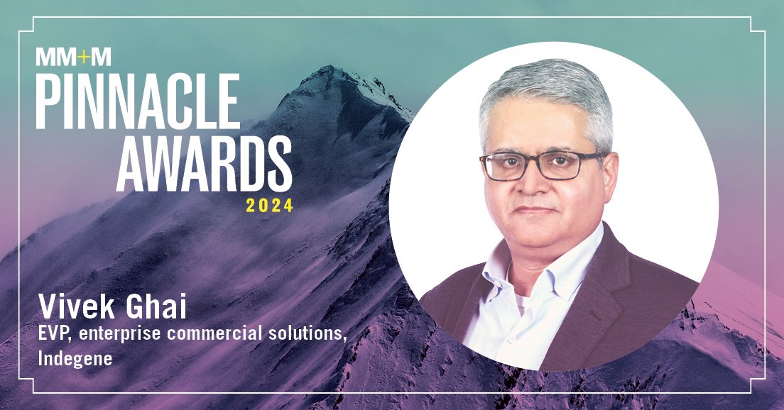We have selected Vivek Ghai from @Indegeneinsight as one of the leaders for the 2024 Pinnacle Awards! Congratulations on this well-deserved honor! #MMMPinnacleAwards Learn more about Ghai: brnw.ch/21wJaFl and get tickets to join us on May 2 in NYC: brnw.ch/21wJaFm