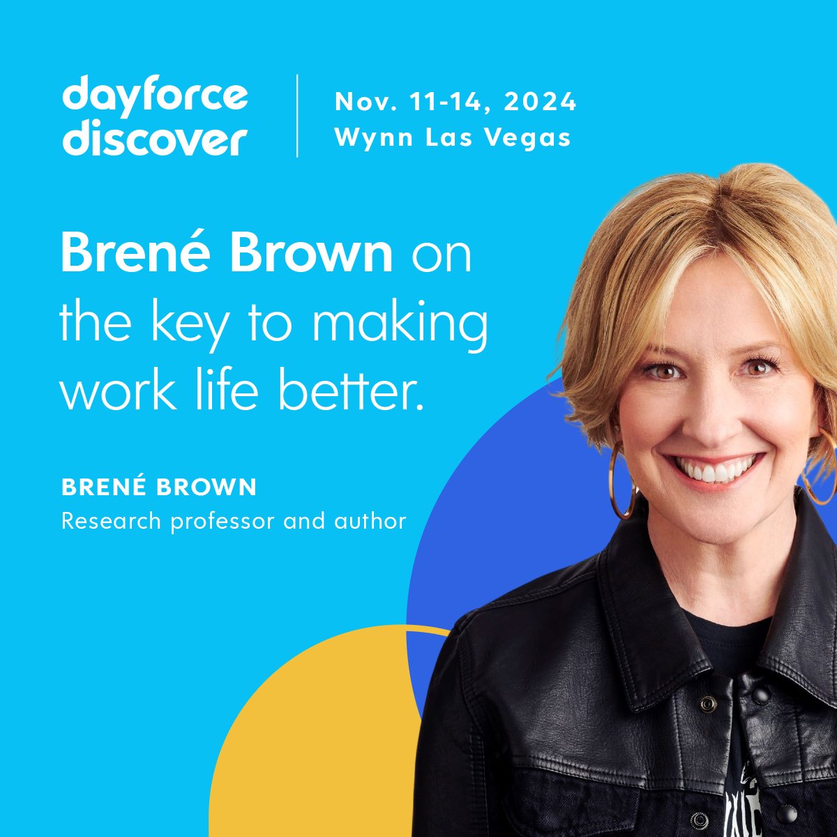 We're thrilled to announce that acclaimed research professor and author, Brené Brown, will be joining us at Dayforce Discover 2024. Register now to learn why courageous leadership #MakesWorkLifeBetter. discover.dayforce.com/event/1b7a4479…