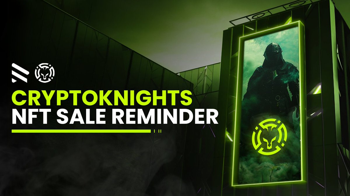 🔥 Don't Miss Out! 🔥 The CryptoKnights NFT Private Sale is in full swing! Secure your spot now by grabbing your CK NFTs now 👇 🔗 nft.ritestream.io Here's what you need to know: 🟢 Connect with your Staked Wallets: Ensure your whitelist status by connecting directly to