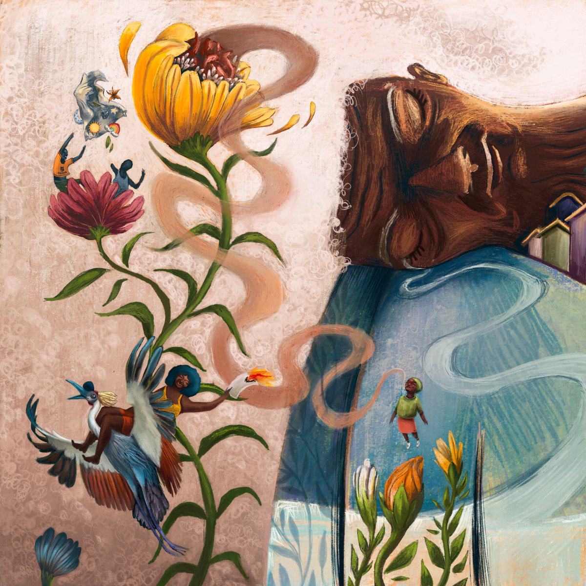 MovimientoxlPaz's tweet photo. 🎨 #CuentosATodoColor parte de 3 ilustraciones diseñadas por Adaora Onwuasoanya Martínez (@ netiti.estudio en Instagram), que serán el punto de partida de inspiración para escribir los cuentos. ¿No son maravillosas? 🤩 https://t.co/c7Be0HlQ3n