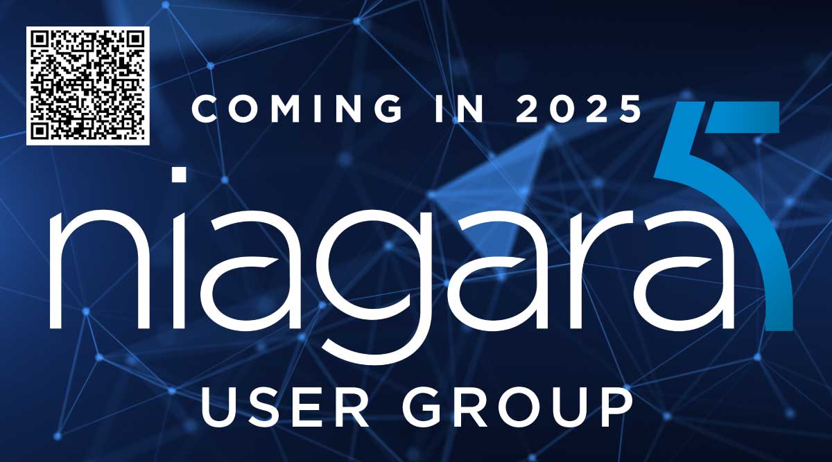 In case you missed it, Niagara 5 is planned for Q4 2025! Join the Niagara 5 user group to provide ideas and feedback on the release features. Scan the QR to get started!