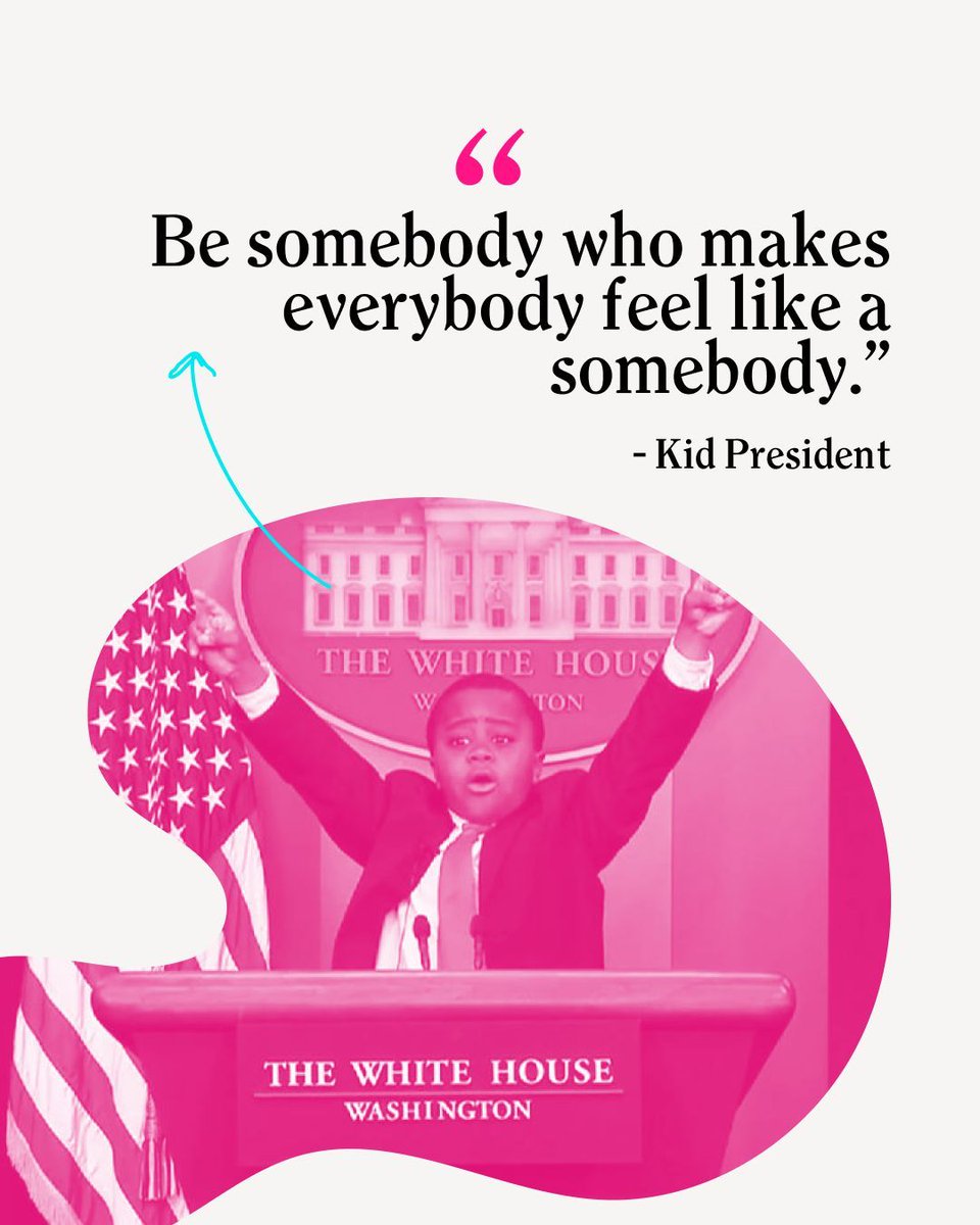 Do you stop to consider the impact you have on others? 💭 Kid President's simple yet profound quote reminds us of the potential every exchange holds to uplift & empower those around us. How can you create space for people to feel valued & seen? 📸 : CBS News @thebradmontague