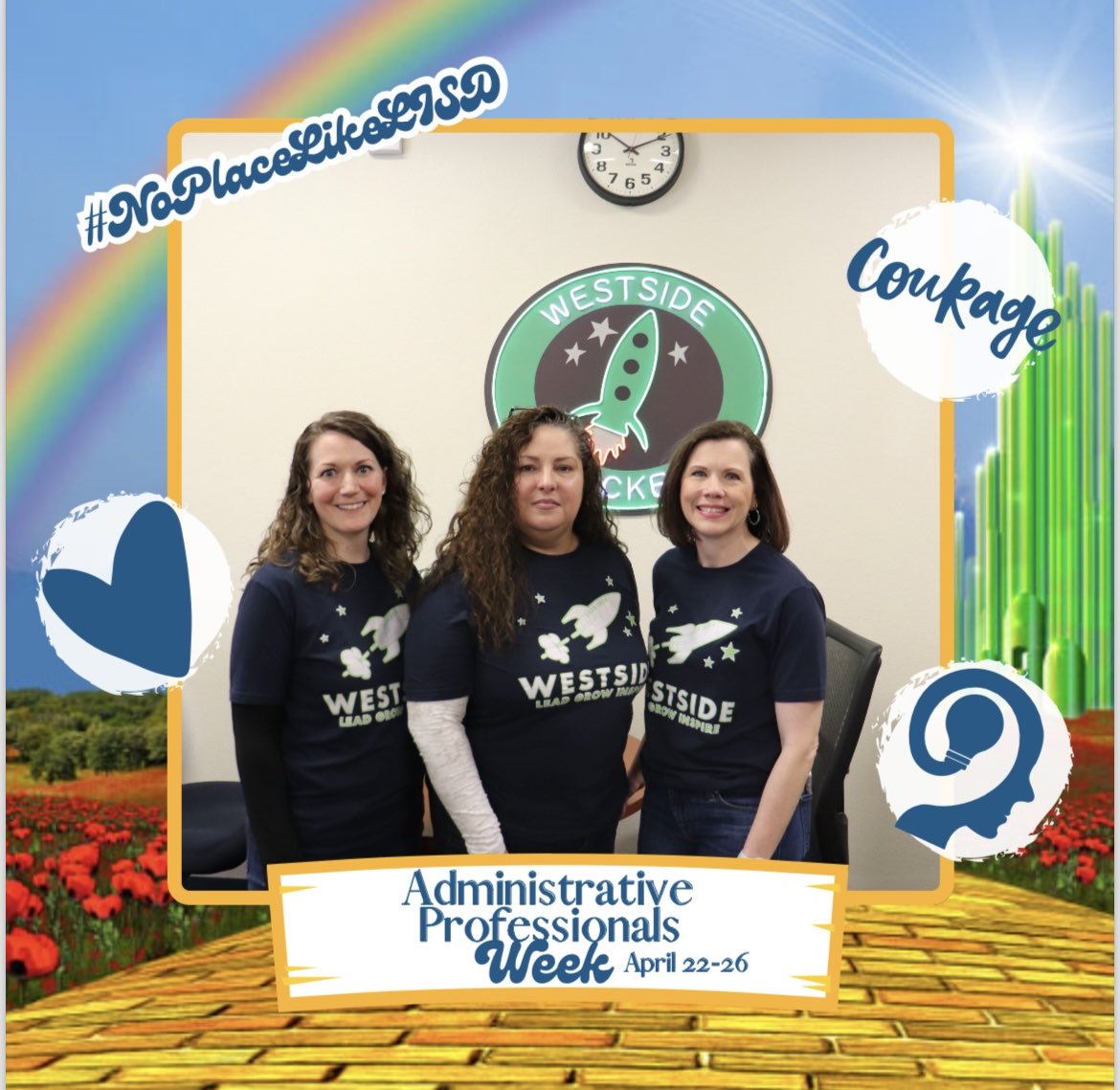Amanda Lillard (@amandalillard1) on Twitter photo Happy Admin Professional’s Week! Thank you Heather, Dee, and Alicia for all the joy you bring to our Westside Family! <a href="/Westsideleaders/">Westside Elementary</a> <a href="/WestsidePTA1/">WestsidePTA</a> <a href="/LeanderISD/">Leander ISD</a> Happy Admin Professional’s Week! Thank you Heather, Dee, and Alicia for all the joy you bring to our Westside Family! <a href="/Westsideleaders/">Westside Elementary</a> <a href="/WestsidePTA1/">WestsidePTA</a> <a href="/LeanderISD/">Leander ISD</a>
