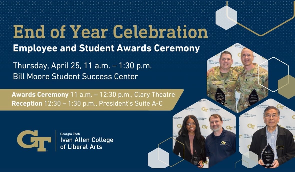 Join us in person or via Zoom to celebrate our Employee and Student Awards Ceremony and End of the Year Celebration. bit.ly/3UvNLOg