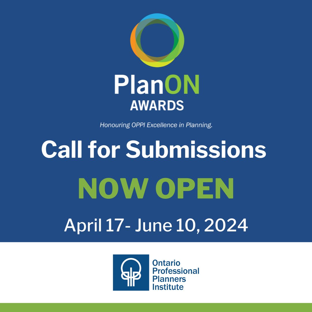 🏆 PlanON Awards: Igniting Excellence in Planning! Calling all visionary RPPs and teams! Apply now to inspire future generations! #PlanON #ExcellenceInPlanning 🌟 Learn more about the award categories and apply today! ow.ly/ZSTX50RihI4