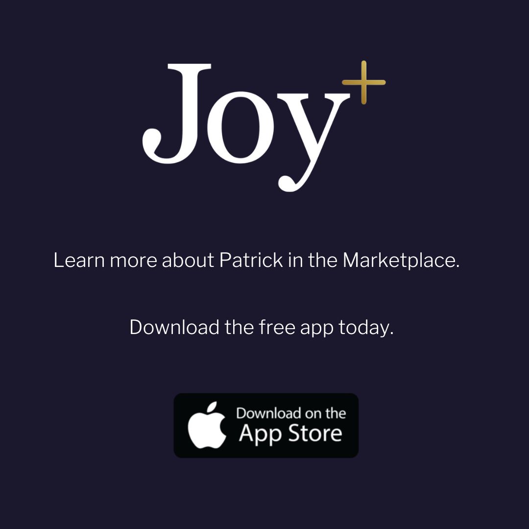 Meet Patrick, a Certified Coach in the Marketplace.

Download the Joy+ app and connect with Patrick today!

#joyplus
#gratitude
#personaldevelopment
#motivation
#coach