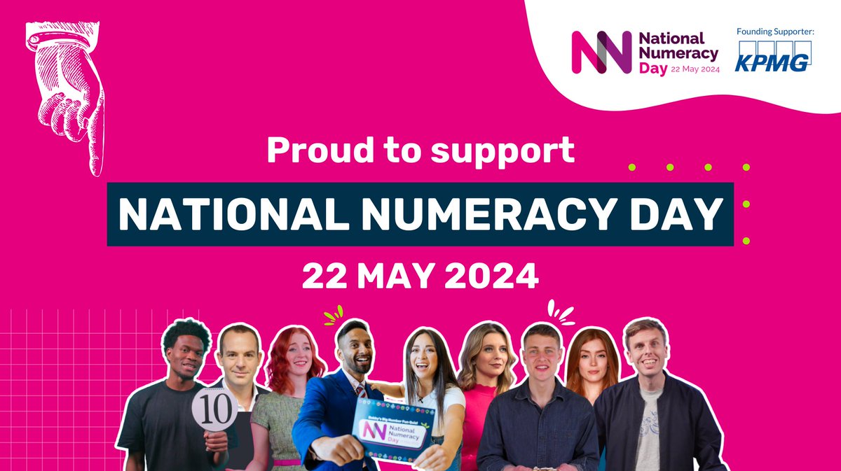 We’re delighted to be supporting #NationalNumeracyDay on Wednesday 22 May, helping people across the UK to feel confident about numbers! To learn more about Multiply, visit orlo.uk/sQYOz @nationalnumeracyday