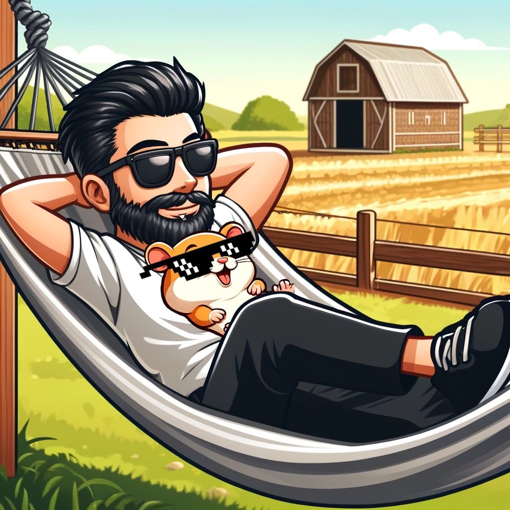 🧵1/2

🐹✨ #HODLHamster update: Our little hero is still kicking back with SaltBae at the farm, soaking up the sun and storing up energy for the next big adventure. Rumors are swirling... some big rewards are coming up. 🏆💰

#IOTA #SMR #ShimmerEVM