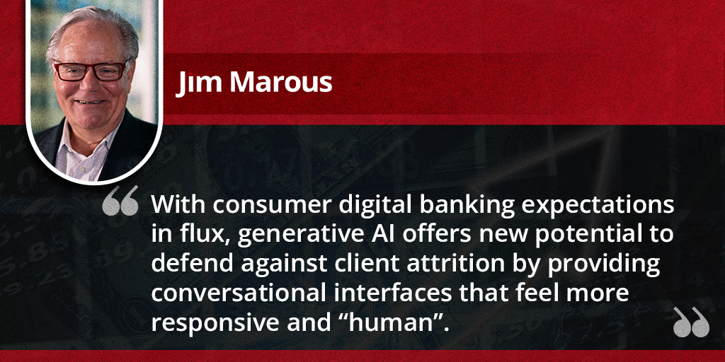 As digital banking expectations change, banks are turning to generative AI for more responsive and human-like interactions. #GenerativeAI #CustomerExperience 🔗 tinyurl.com/z4pwuzjv