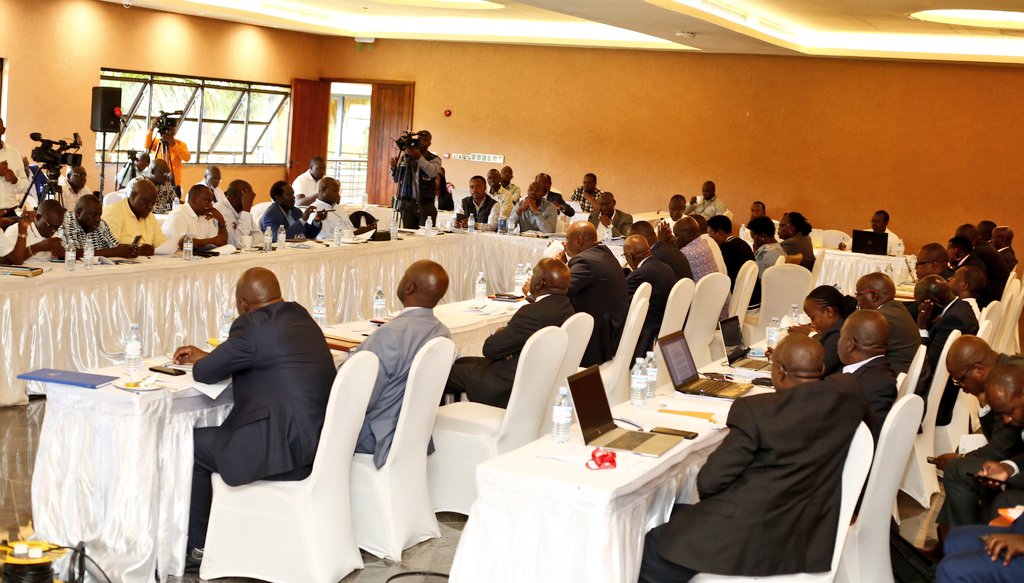 Minister of State for General Duties @henrymusasizi1 today led @mofpedU team & other votes with supplementary requests before @Parliament_Ug Committee on Budget which is considering the supplementary expenditure schedule No.2 for FY 2023/24 (Budget Neutral). Votes are