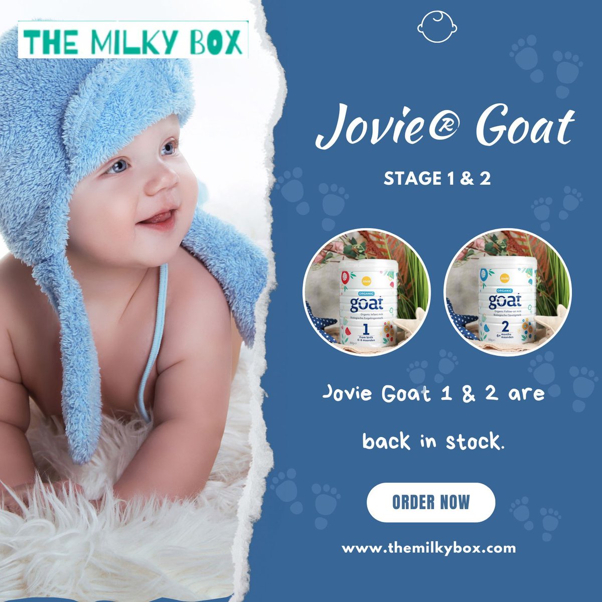 🍼🐐 Exciting News!✨ 𝐉𝐨𝐯𝐢𝐞 𝐆𝐨𝐚𝐭 𝟏 & 𝟐 are Back in Stock! 🍤Embrace the Nutrient-Rich Goodness🍧 and Nourish Your Little🎈 One with Love. 💚👶You'll find everything you need on our website📲buff.ly/3vitH8d 

#breastfeedingmom #baby #parenting #breastmilk #viral