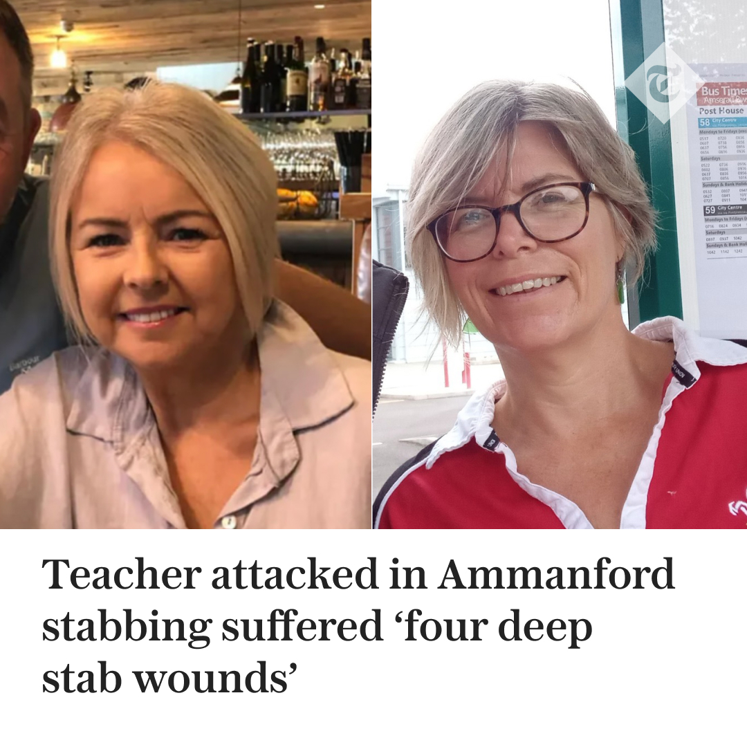 🔴 Fellow teacher Fiona Elias was also injured, along with a pupil, in the chaos that erupted at the end of morning break Read the full story below ⬇️ telegraph.co.uk/news/2024/04/2…