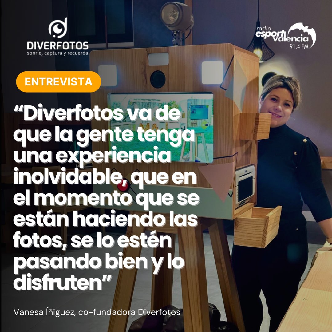 AJEV (@ajevalencia) on Twitter photo 🎙️Hoy traemos nueva entrevista de #sociosAJEV con Vanesa Iñiguez y Juan José Gómez de la empresa <a href="/diverfotos/">Diverfotos Fotomaton</a>.
Escucha la entrevista completa 👉ajevalencia.org/noticias/diver…
#SomosAJEV #SociasAJEV #TalentoJoven #JovenesEmpresas 🎙️Hoy traemos nueva entrevista de #sociosAJEV con Vanesa Iñiguez y Juan José Gómez de la empresa <a href="/diverfotos/">Diverfotos Fotomaton</a>.
Escucha la entrevista completa 👉ajevalencia.org/noticias/diver…
#SomosAJEV #SociasAJEV #TalentoJoven #JovenesEmpresas
