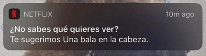 itsD3lay's tweet photo. Gracias Netflix por la recomendación https://t.co/rJCbzjz1Sm