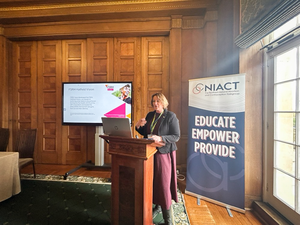 Our President, Dr Janet Barter presented the #FSRH_HatfieldVision, a framework committed to advancing the health of 51% of the UK's population. 
This vision addresses the health inequalities faced by women, girls and more throughout their lives across all nations in the UK.