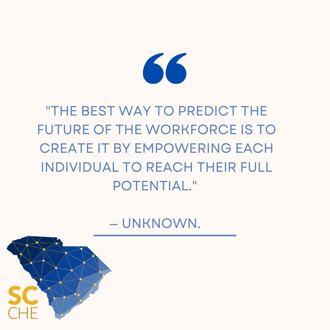 This week's quote encourages proactive efforts in equipping individuals through quality education and training to create a thriving workforce. Let's continue to work to improve #WorkforceDevelopment in our state!