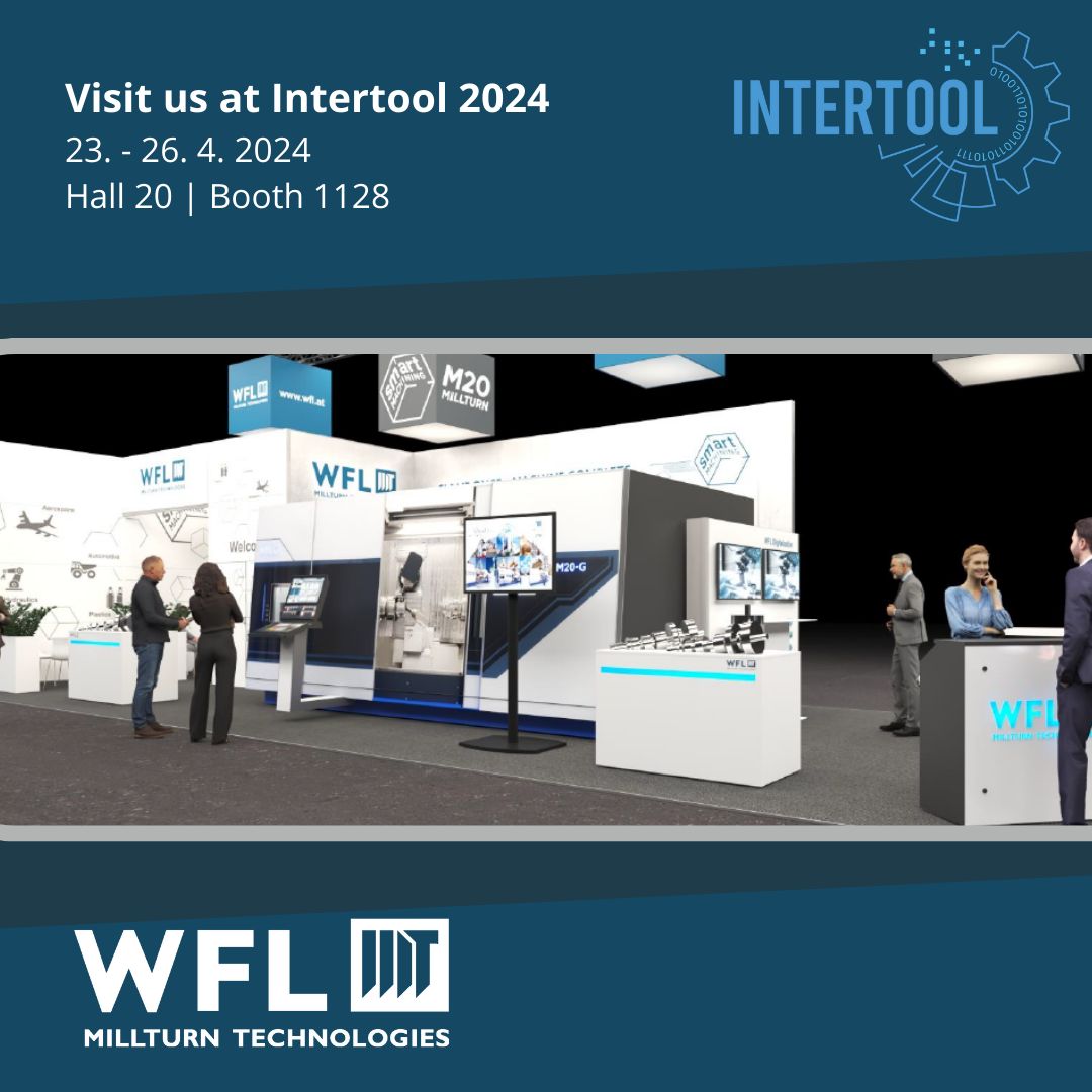 Demain c'est la dernière journée pour vous rendre sur la salon Intertool 😀 Retrouvez l'équipe de WFL sur le stand 1128 dans le Hall 20 from. #WFL #MILLTURN #intertool #smartmachining #cncindustry