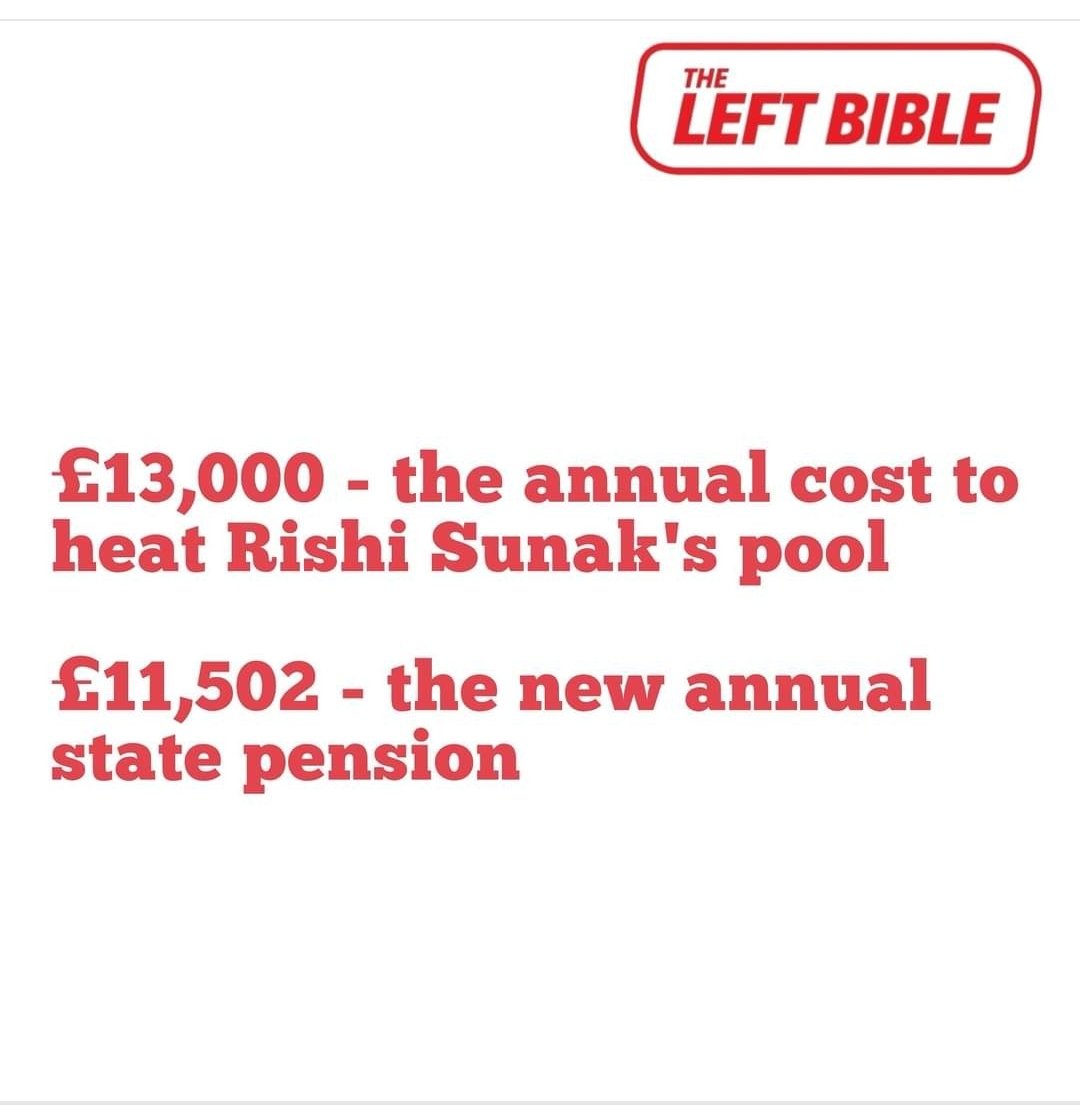 This is why Rishi Sunak and the rest of them inside the Westminster Bubble have absolutely no idea about living in the real world. #PintSizedLoser