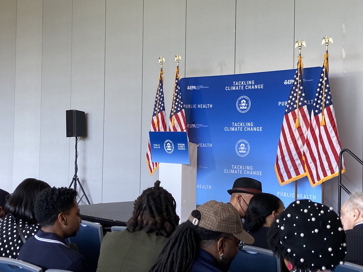 Packed house here at @HowardU ready to hear how @EPA is slashing mercury pollution, cleaning up coal ash ponds and stopping power plants from spewing toxic waste into our waterways and climate-warming pollution into our air. #cleanair #cleanwater #ActOnClimate