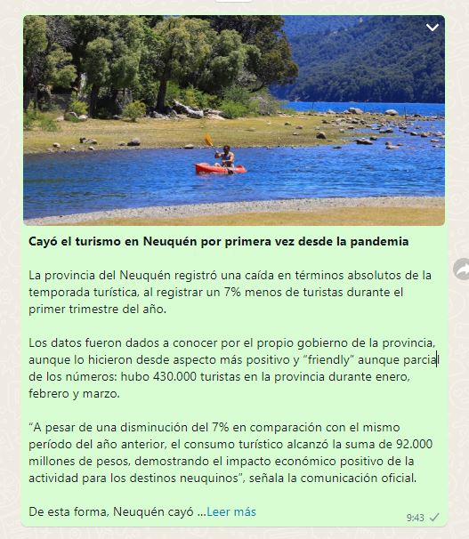 maurigar99's tweet photo. Cayó el turismo en Neuquén por primera vez desde la pandemia

https://t.co/arETcYy8oS https://t.co/7OJyygcjOb