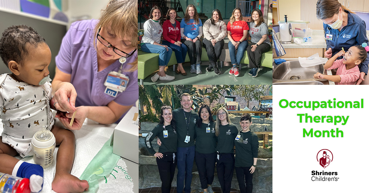 Happy Occupational Therapy Month! Our OTs help kids be independent, focusing on what is important to them and what they love to do in their daily lives. Thank you for all you do! Learn more about our services: ow.ly/A45K50Rn92o #OTMonth