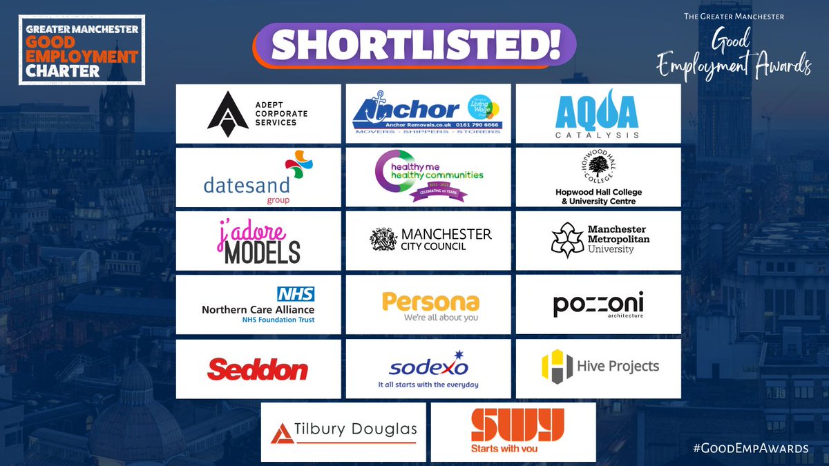 Proud moment! 🥹✨ Two of our incredible customers have been shortlisted for the @GoodEmpCharter Good Employment Awards 2024 - both in the Best for Inclusion (SME) category. Congratulations @JadoreModelsUK and @DatesandGroup it's a pleasure to work alongside your teams! 💛