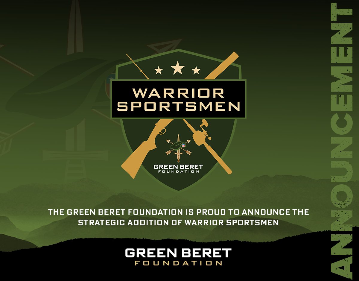 The Green Beret Foundation (GBF) is proud to announce that Warrior Sportsmen, a veteran support nonprofit, is joining forces with the GBF. Read the official press release: greenberetfoundation.org/the-green-bere…