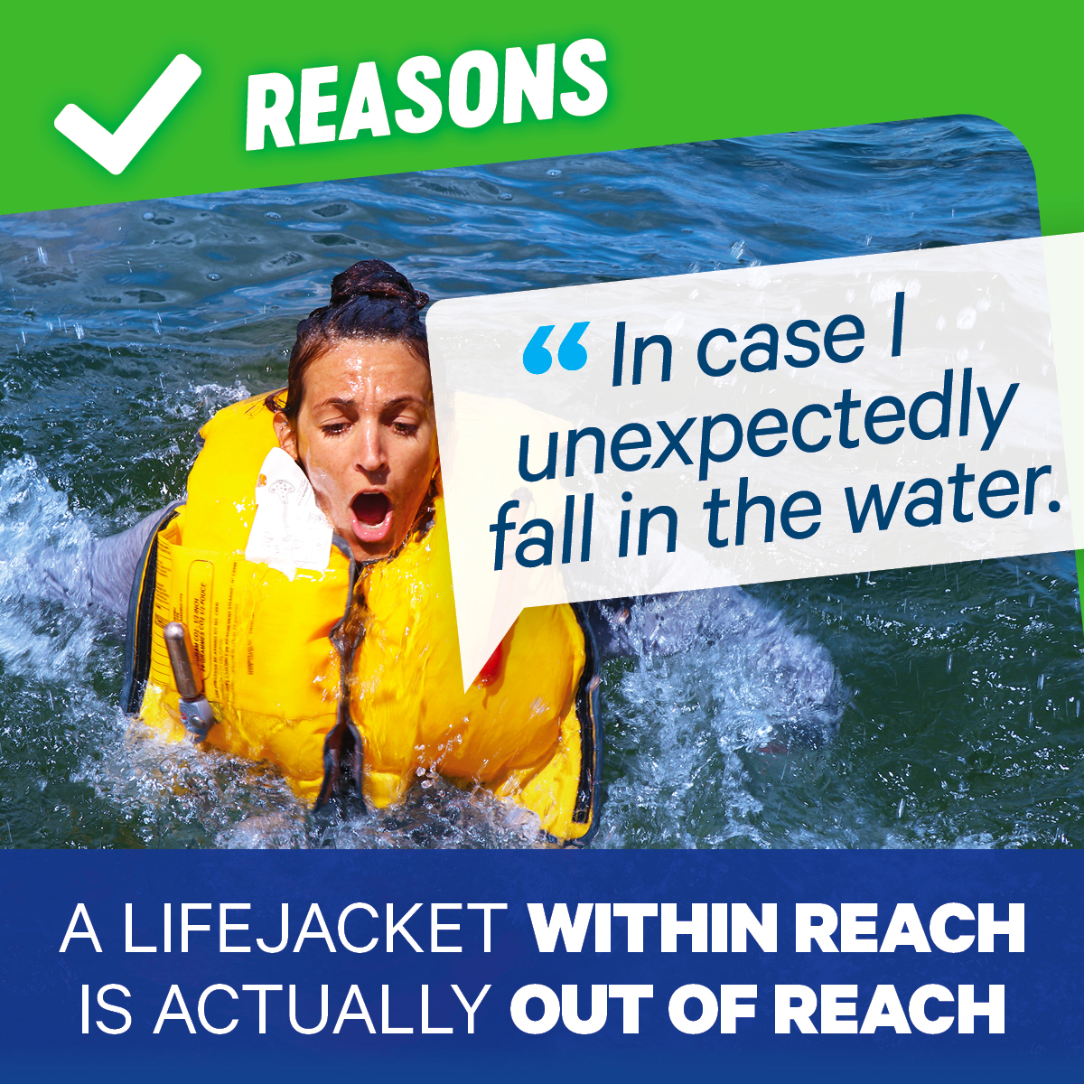 Expect the unexpected this boating season & always wear your #lifejacket every time you head out on the water.  That way it will always be #WithinReach when you need it.

Visit enjoyboating.ca to learn more  about lifejackets.

#KnowBeforeYouGo #BePrepared