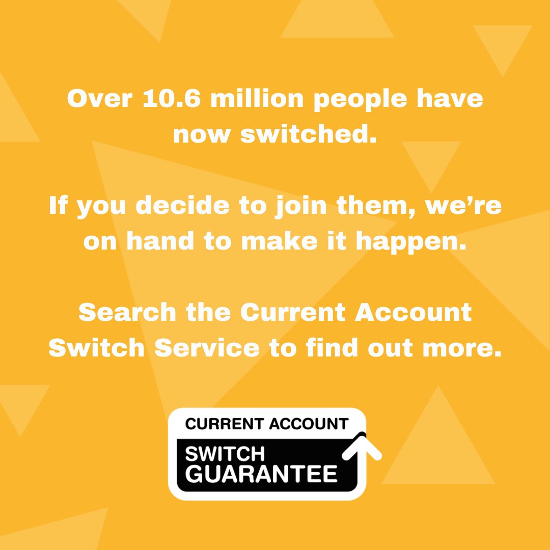 Over 320k people switched their bank accounts in 2024 so far, bringing the grand total to 10.6 million.

If you decide to switch,  the Current Account Switch Service means it’s free, easy and guaranteed.

#PersonalFinance #CurrentAccountSwitchService