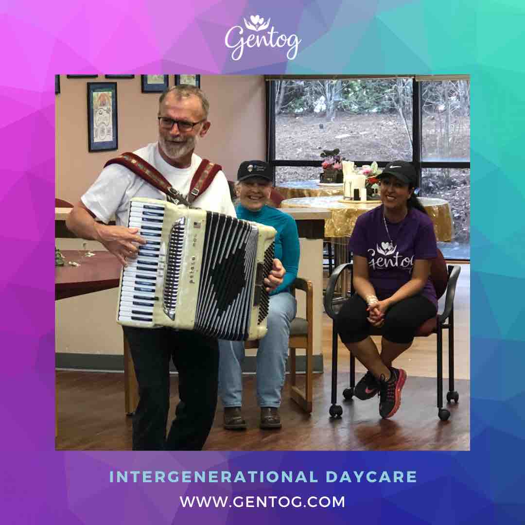 Join us this Friday (4/26/24) at 10:30am for music & fun with Joe Szabo the accordion man 🪗 🎶 

#gentog #seniorcare #dementiacare #alzheimers #adultdaycare #alz