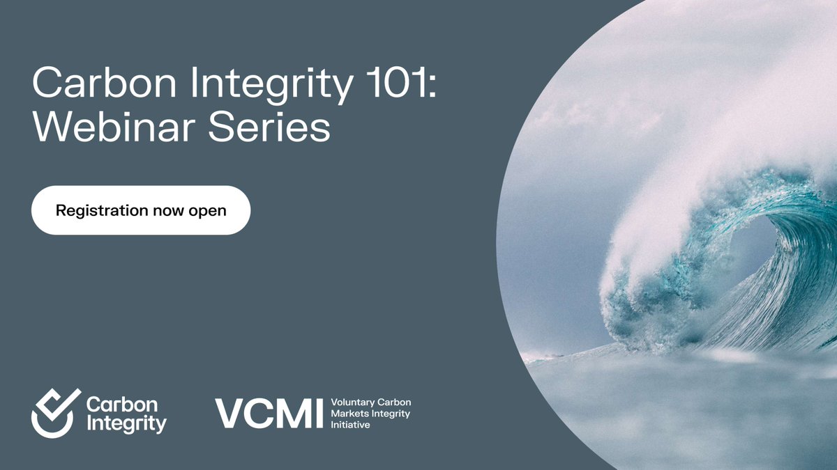 Curious to learn how Carbon Integrity Claims are evaluated, evidenced, and verified? 📋✅ On May 2, join our 4th #CarbonIntegrity 101 #webinar, which covers how to obtain third-party assurance using VCMI’s MRA Framework. Sign up today: ow.ly/jTYq50Ro23y