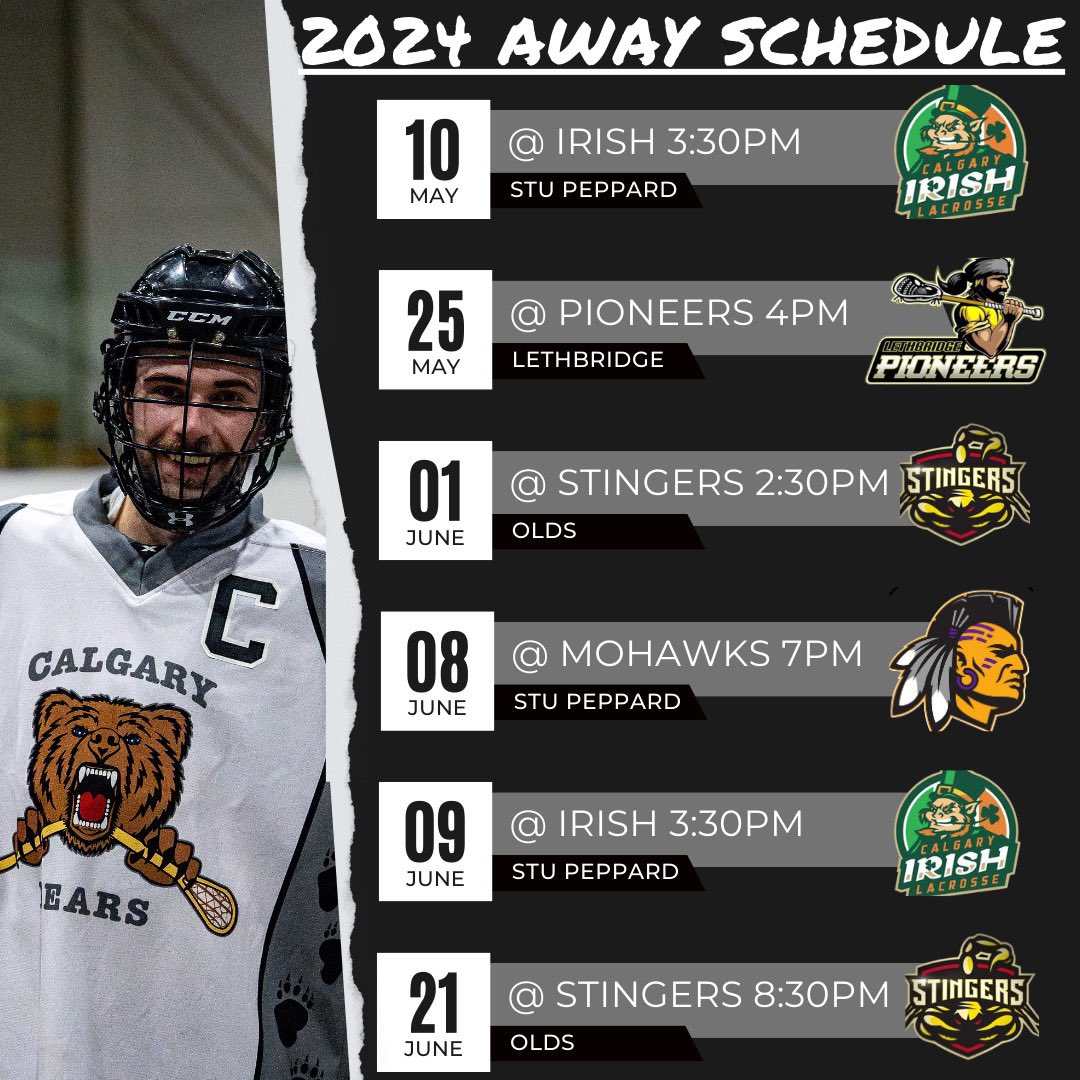 The season starts Saturday! Take a look at our upcoming schedule this year and make it out to some Bears lax! 🐻⬇️
<a href="/RMLaxL/">RMLL</a>
