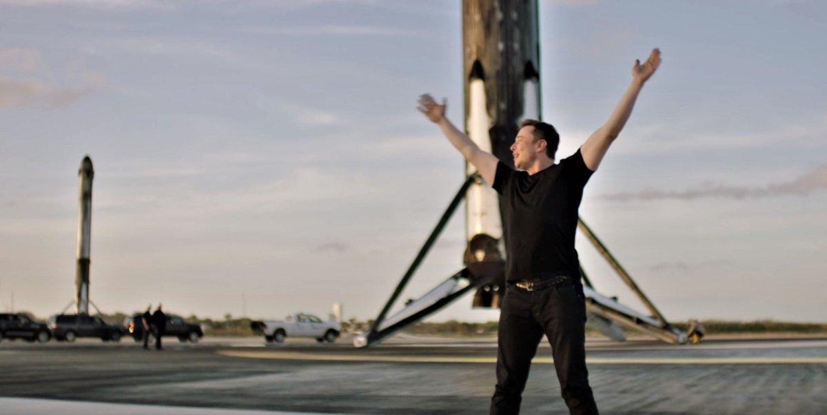 As per CNBC, @elonmusk owns 48% of SpaceX