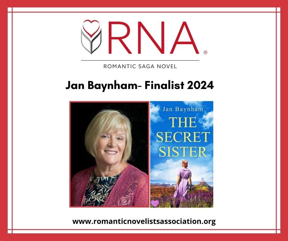 The weeks are flying by and it’s getting closer to the #RNARomanticNovelAwards2024 ceremony in May. Thrilled to be a finalist in the 💕Romantic Saga of the Year💕 category with my latest novel #TheSecretSister. Congratulations and good luck to all the other shortlistees. 🎉📚👏