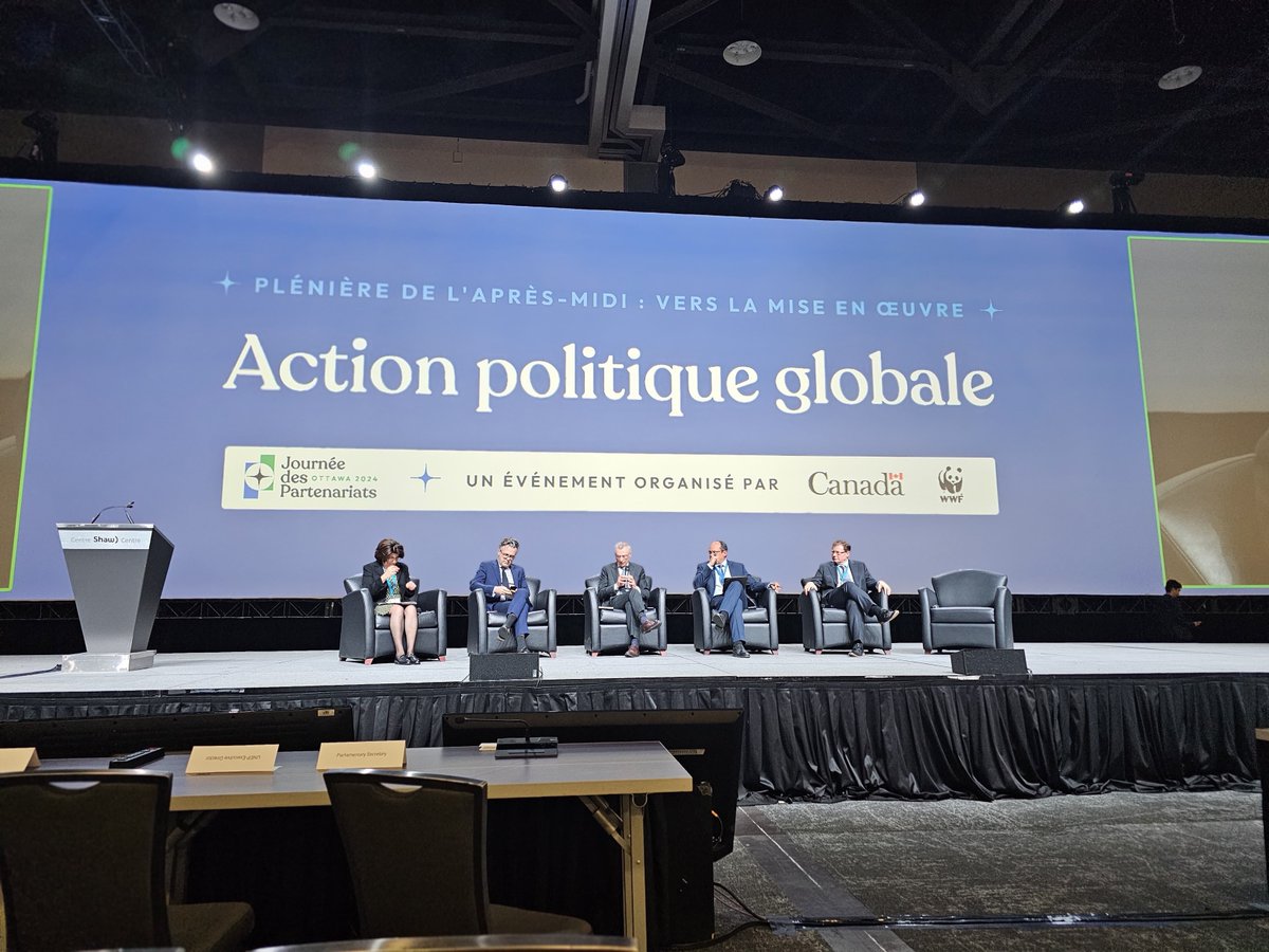 Thank you @WWF and @Canada for inviting me to be part of the Global Policy Action Panel of Partnerships Day of #INC4 in Ottawa this week. It was a great opportunity to highlight how addressing plastic pollution is reflected in Target 7 of the #BiodiversityPlan.