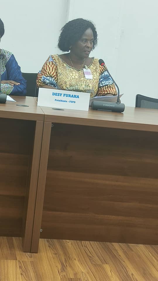 FspdRdc's tweet image. 18/04/ 2024 participation à la réunion d'échanges à Kinshasa entre les défenseurs des droits de l'Homme/société civile et le Haut Commissariat des #NationsUnies  au Droits de l'Homme. Volker Türk en visite de travail en RDC, plaidoyer de Mm Desy FURAHA, Présidente de L'ONGDH FSPD