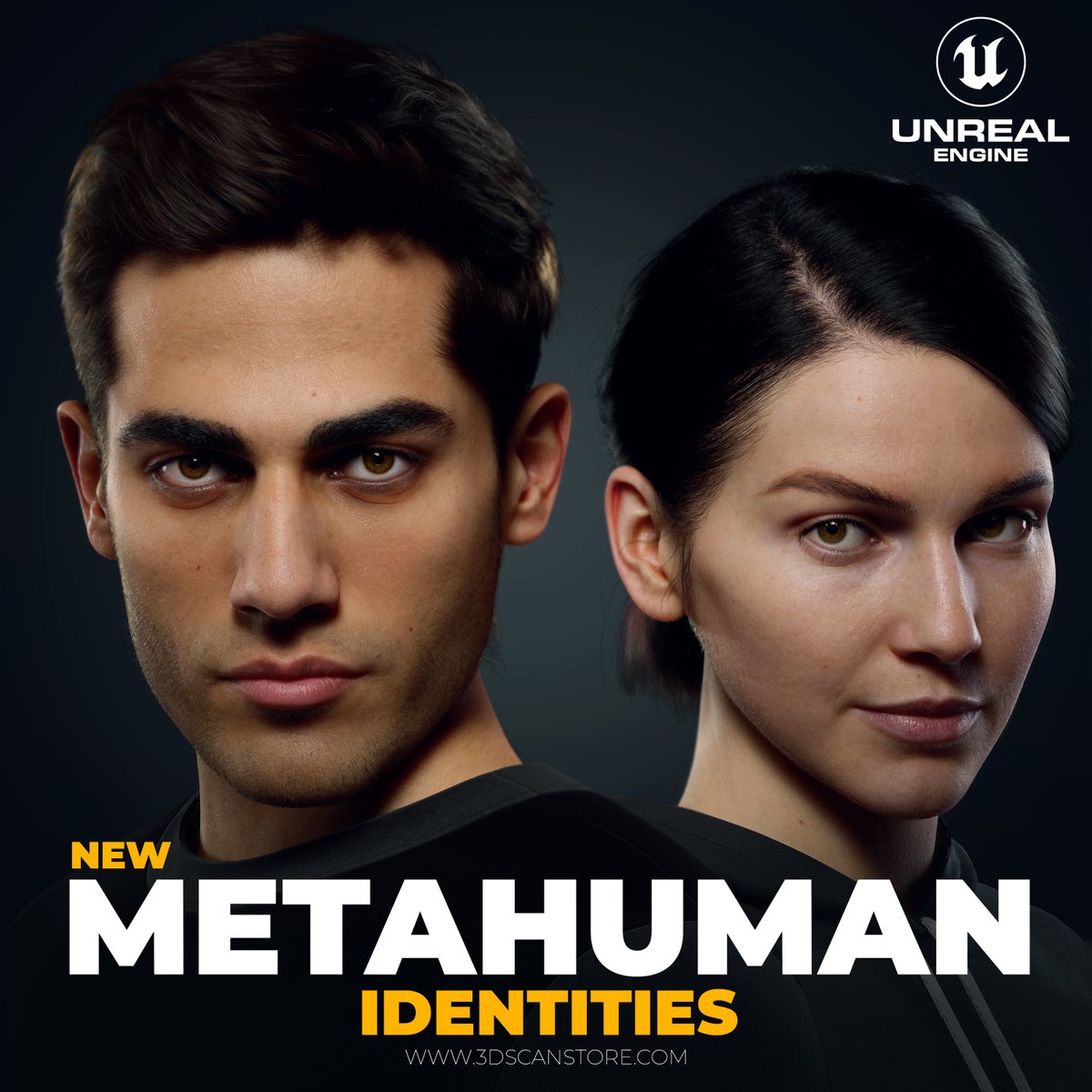 I've just added 2 new metahuman identities and HD head scans to the ScanStore :) many more to come.. 3dscanstore.com