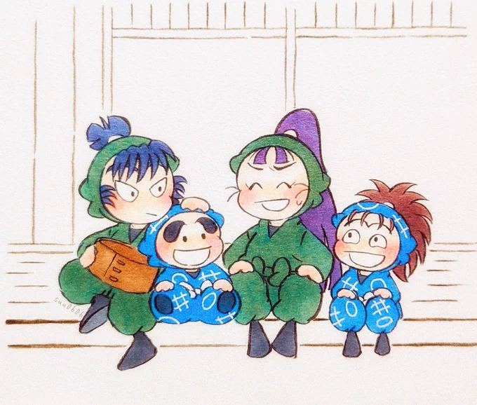 #nin_draw \ まぁまぁ立花先輩もご一緒に!/