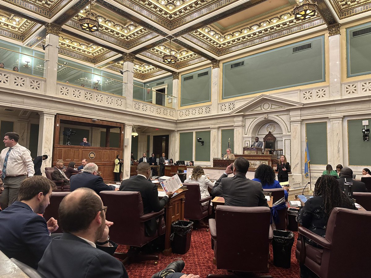 We’re back in @PHLCouncil today urging members of council to move forward with the nominations of Reginald Streater & Joyce Wilkerson to @PHLschoolboard. #phled
