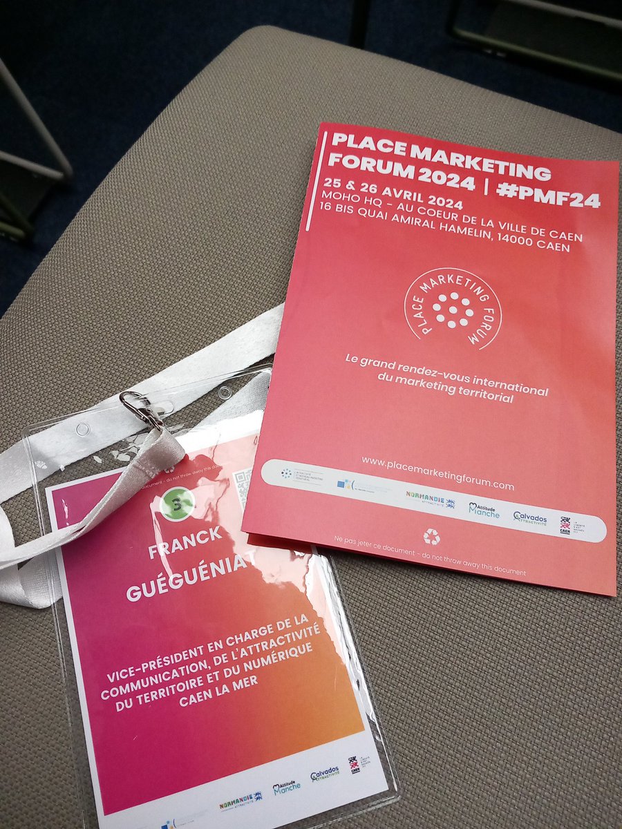 💥 De l'importance de l'attractivité : c'est à @Caenlamer pendant 3 jours que tout à lieu ! #ThePlaceToBe @joinMoHo le Place marketing Forum 2024 #pmf24 @joelbruneau @CaenDev @Caen_Normandie