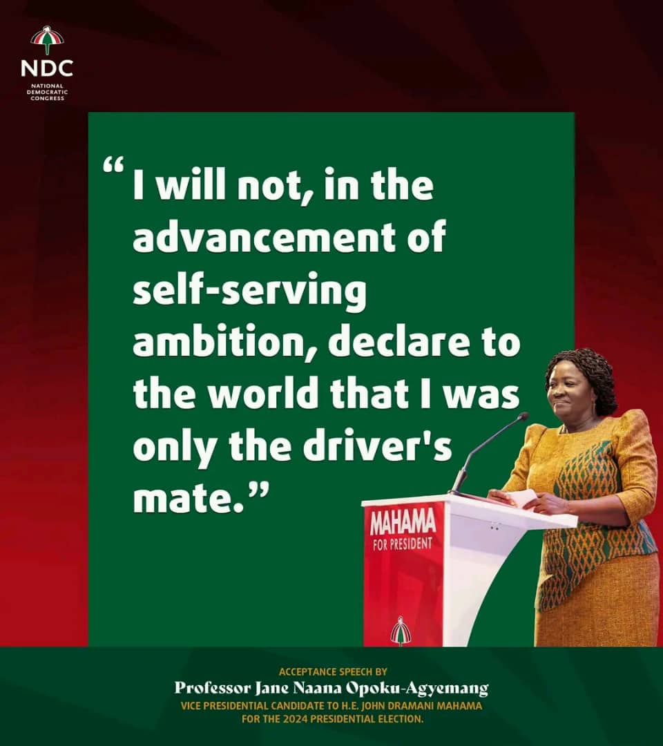 A woman of courage is who we need to lead us not cowards #JohnAndJane2024 #BestChoice4ABetterGhana