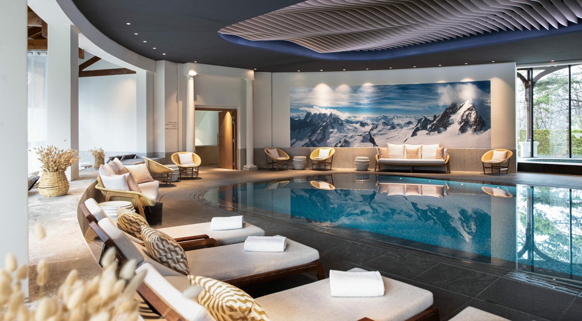 A brand new evian SPA comes to Europe © evian® SPA globaltravelerusa.com/hotel-royal-un…